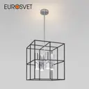 Светильник потолочный EUROSVET a060670 Adamson 8 ламп 10 м² цвет хром/черный