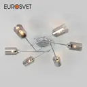 Потолочная люстра с плафонами EUROSVET 30167/6 хром