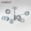 Потолочная люстра с плафонами EUROSVET 30166/8 хром