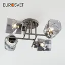 Потолочная люстра EUROSVET 30165/4 черный жемчуг
