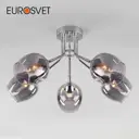 Потолочная люстра с плафонами EUROSVET 30164/5 хром