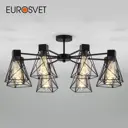 Потолочная люстра в стиле лофт EUROSVET 70107/8 черный