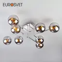Потолочный светильник с плафонами EUROSVET 30140/8 хром