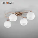 Потолочная люстра EUROSVET 30144/4 античная бронза