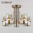 Потолочная люстра EUROSVET 60085/5 античная бронза