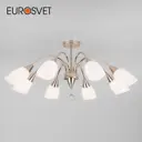 Потолочная люстра с плафонами EUROSVET 30149/8 золото