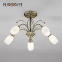 Потолочная люстра EUROSVET 30280/5 античная бронза