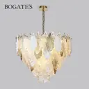 Люстра подвесная Bogate's 369 A065315 21 лампа 38 м² цвет золото/прозрачный/молочный