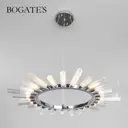 Подвесная люстра со стеклянными плафонами BOGATE'S 558 хром