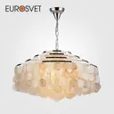 Люстра с перламутром EUROSVET 3535/6 хром