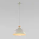 Светильник подвесной Tk lighting Cap A065141 1 лампа 2 м² цвет белый, светлое дерево