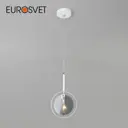 Подвесной светильник с плафоном EUROSVET 50121/1 белый