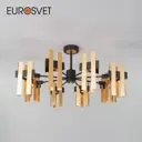 Потолочная люстра в стиле лофт EUROSVET 70116/8 черный