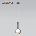 Подвесной светильник с плафоном EUROSVET 50188/1 дымчатый