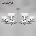 Потолочная люстра в стиле лофт EUROSVET 70138/8 хром