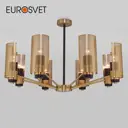 Люстра в стиле лофт EUROSVET 70139/8 латунь