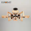 Потолочная люстра в стиле лофт EUROSVET Klark 70056/8 черный