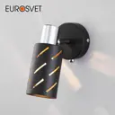 Настенный светильник Eurosvet 20090/1 черный/хром цвет черный
