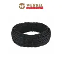 Ретро кабель Werkel W6452508 витой 2x1.5 цвет черный 50 м