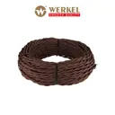 Ретро кабель витой Werkel 2x1.5 20 м цвет коричневый