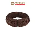 Ретро кабель витой Werkel 3x2.5 20 м цвет коричневый