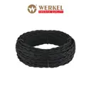 Ретро кабель витой Werkel 2x1.5 20 м цвет черный
