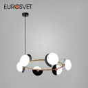 Подвесной светильник Eurosvet 70150/6 a064823 230В 25Вт 7м2 черный/латунь