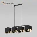 Светильник подвесной Tk lighting a066422 4 лампы 8 м² цвет черный,золото