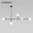 Светильник подвесной Eurosvet 30188/6 A065720 6 ламп 7 м² цвет черный/белый