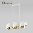 Светильник подвесной Tk lighting a066424 3 лампы 6 м² цвет белый,золото