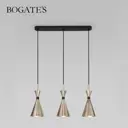 Светильник подвесной BOGATE'S a061039 Glustin 3 лампы 5 м² цвет черный/латунь