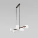 Светильник подвесной Tk lighting Estera wood A068335 7 ламп 11 м² цвет коричневый