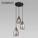 Подвесной светильник EUROSVET 50085/3 черный жемчуг