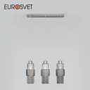 Подвесной светильник с плафонами EUROSVET 50209/3 хром