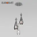 Подвесной светильник со стеклянными плафонами EUROSVET 50202/3 хром