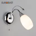 Настенный светильник EUROSVET 00000055945 Ginevra цвет хром