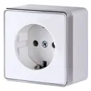 Розетка накладная Werkel Gallant a051584 с заземлением цвет белый