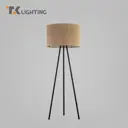 Торшер Tk lighting Juta цвет коричневый