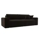Диван Лига Диванов Лига-036 121298 250x84x98 см вельвет цвет коричневый