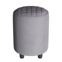 Пуф Monofix Йокки 32x42x32 см велюр цвет светло-серый