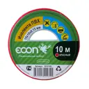 Изоляционная лента Econ 15мм 10м красный 10шт