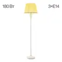 Торшер Citilux Вена cl402923 патина с кремовым абажуром цвет белый
