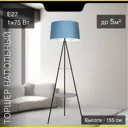 Торшер Citilux CL806023 со столиком цвет черный-синий