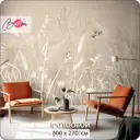 Фотообои 3D Barton Wall Полевые Цветы Птицы N17206 600x270 см