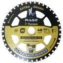 Диск пильный по дереву Rage by Vira WF Furious 594249 40T 165x20/16x1.2 мм
