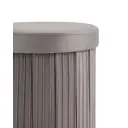 Пуф велюр складной с ящиком Stool Group HS15-F11 V17 BOX2, 38x38 см, цвет антрацитовый
