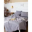Комплект постельного белья евро Tm Textile Бабочки FL_023, цвет разноцветный