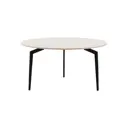 Журнальный столик круглый Stool group 80x80x41.5 см белый