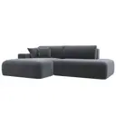 Диван Лига Диванов Лига-036 121412L 273x84x165 см велюр цвет серый