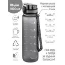 Бутылка для воды Elan Gallery 280178 Style Matte 1 л стекло цвет серый